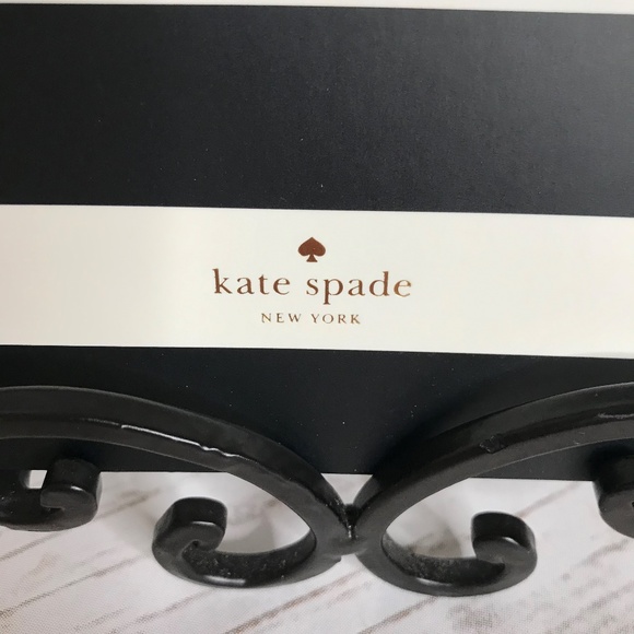 Kate Spade Black Stripe Spiral Notebook - Picture 5 of 7